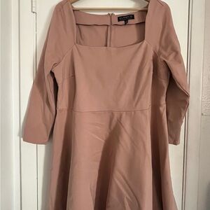 Eloquii Blush Long Sleeve Dress